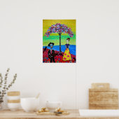 POSTER COUPLE AU CIMETIÈRE (Cuisine)