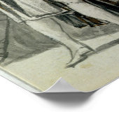 Poster Couple avec Parasol (Coin)