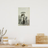 Poster Couple avec Parasol (Cuisine)