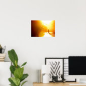 Poster Couple baisant au soleil (Bureau à domicile)