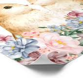 Poster Couple Bunny Fleur Bois Coiffure (Coin)