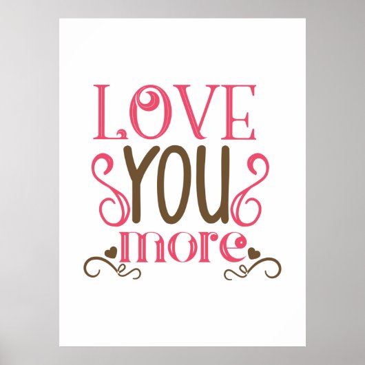 Poster Couple Cadeau Aimez-Vous Plus (Devant)