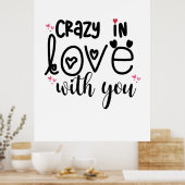 Poster Couple Cadeau En Amour Avec Vous (Cuisine)