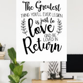 Poster Couple Cadeau La Plus Grande Chose Que Vous Appren (Bureau à domicile)