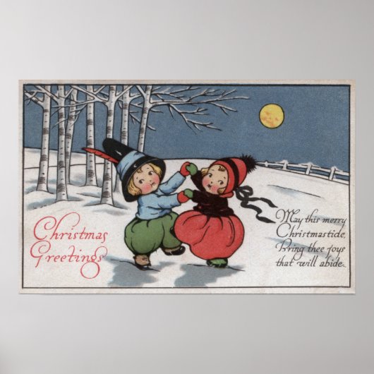 Poster Couple Dancing in Moonlight (Devant)