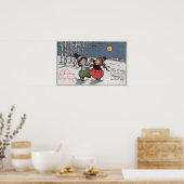 Poster Couple Dancing in Moonlight (Cuisine)