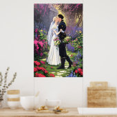 Poster Couple dans le parc-56476 (Cuisine)