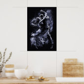 Poster Couple dansant (Cuisine)