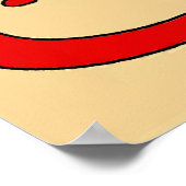 Poster Couple de Cajun avec des chênes (Coin)