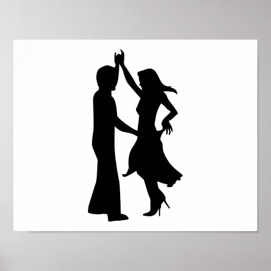 Poster Couple de danse standard (Devant)