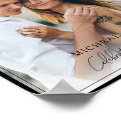 Poster Couple de l'année Bordure noire - photo couverture (Coin)