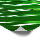 Poster Couple de perroquets verts dans un décor de jungle (Coin)