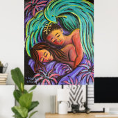 Poster Couple de rêve paisible (Bureau à domicile)