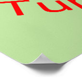 Poster Couple de tortue mignonne (Coin)