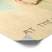 Poster Couple en costume Faire la promenade du gâteau (Coin)