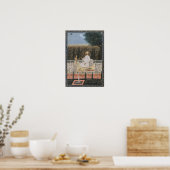 Poster Couple en terrasse dans un jardin (Cuisine)