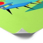 Poster Couple gai romantique rétro (Coin)