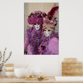 Poster Couple In Carnival Costume, Venice (Cuisine)