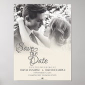 Poster Couple mariage en monochrome (Devant)