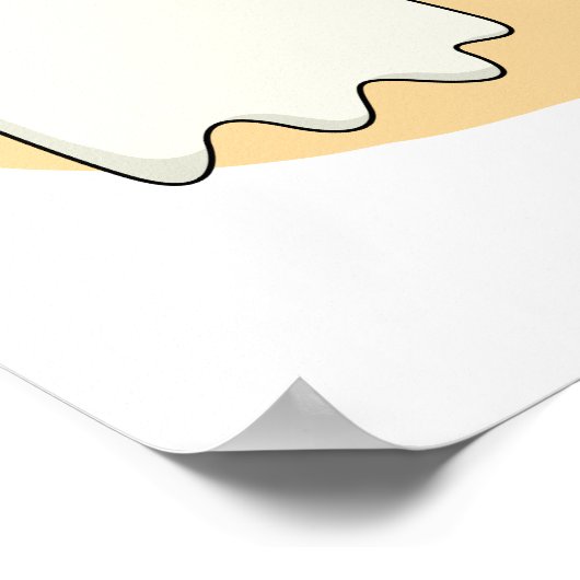 Poster Couple migre Kawaii Ghost (Coin)