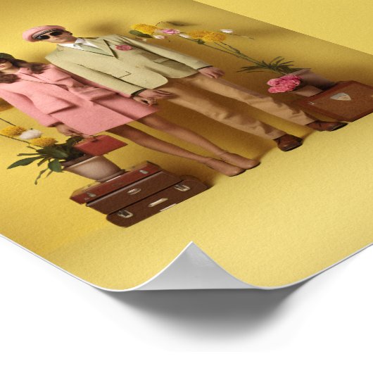 Poster Couple rétro (Coin)