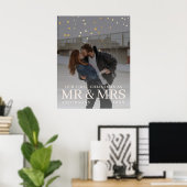 Poster Couple sombre avec des étoiles pour Noël (Bureau à domicile)