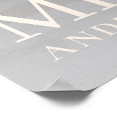 Poster Couple sombre avec des étoiles pour Noël (Coin)