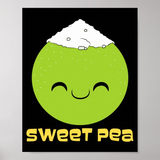 Poster Couple Sweet Pea Performance de relation mignonne (Devant)