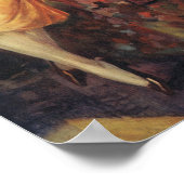 Poster Couple vintage Noël, amour et romance (Coin)