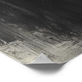 Poster Couple Watching Sunset in Black and White Art (Coin)