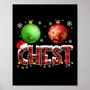 Poster Couples de marrons amusants et assortis de châtaig