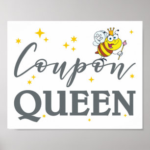 POSTER COUPON QUEEN