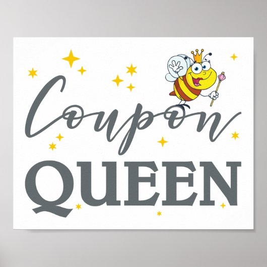POSTER COUPON QUEEN (Devant)