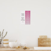 Poster Coupons d'anniversaire maman (Cuisine)