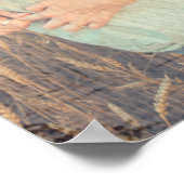 Poster Coups de pinceau de peinture photo superposée pein (Coin)