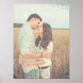 Poster Coups de pinceau de peinture photo superposée pein (Devant)