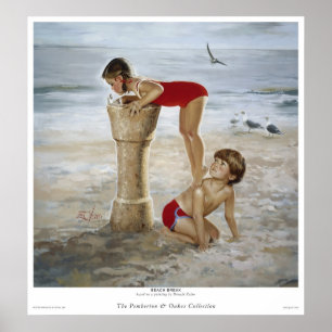 Poster Coupure de plage