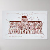 Poster Cour Carree | Louvre, Paris, France (Devant)