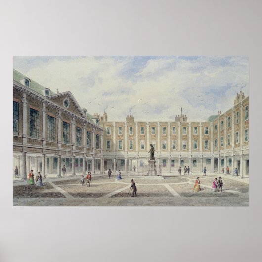 Poster Cour de l'hôpital St. Thomas (Devant)