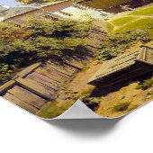 Poster Cour de Moscou par Vasily Polenov (Coin)