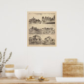 Poster Cour de Stillwater, Minnesota (Cuisine)