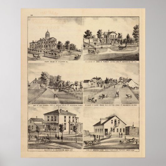 Poster Cour de Stillwater, Minnesota (Devant)