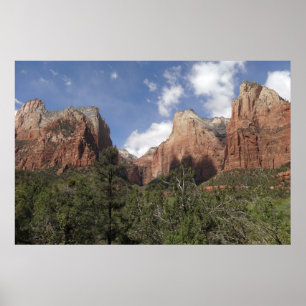 Poster Cour des Patriarches II au parc national de Zion