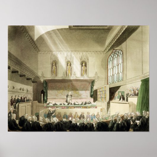 Poster Cour du Banc du roi, Westminster Hall (Devant)