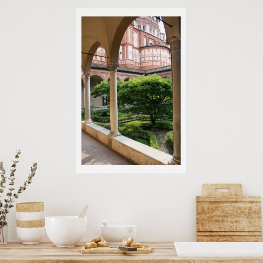 Poster Cour du couvent (Cuisine)