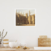 Poster Cour du King's College, Cambridge, de "The Hist (Cuisine)