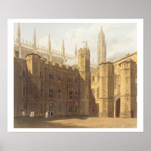 Poster Cour du King's College, Cambridge, de "The Hist (Devant)