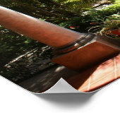 Poster Cour mexicaine classique à San Blas Nayarit (Coin)