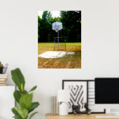 Poster Cour patinée de basket-ball (Bureau à domicile)