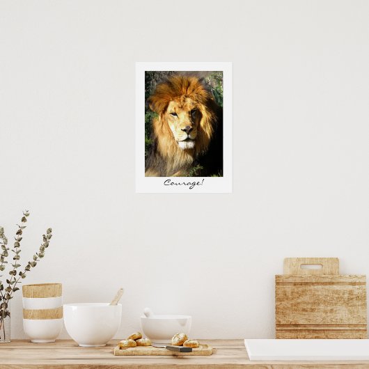 Poster Courage ! (Cuisine)